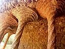El Parque Güell (4): Los viaductos de piedra