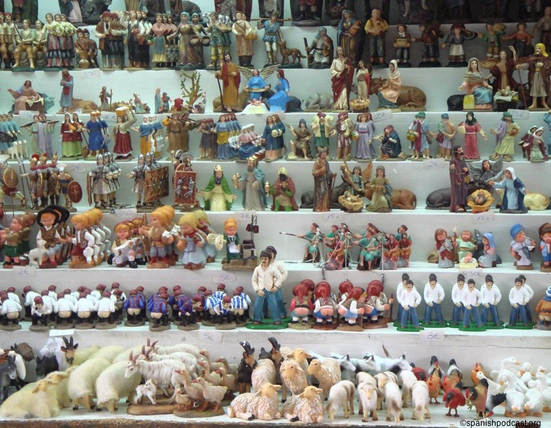 muchas figuritas del belén