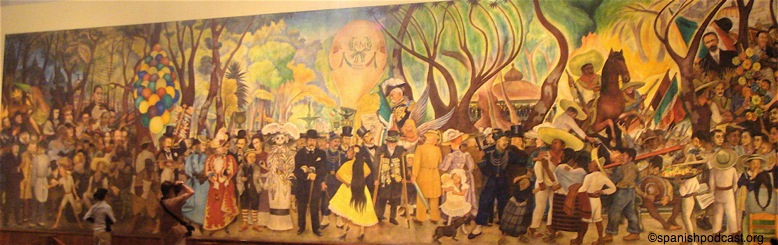 mural más cerca, entero