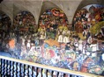 Murales escalera palacio nacional